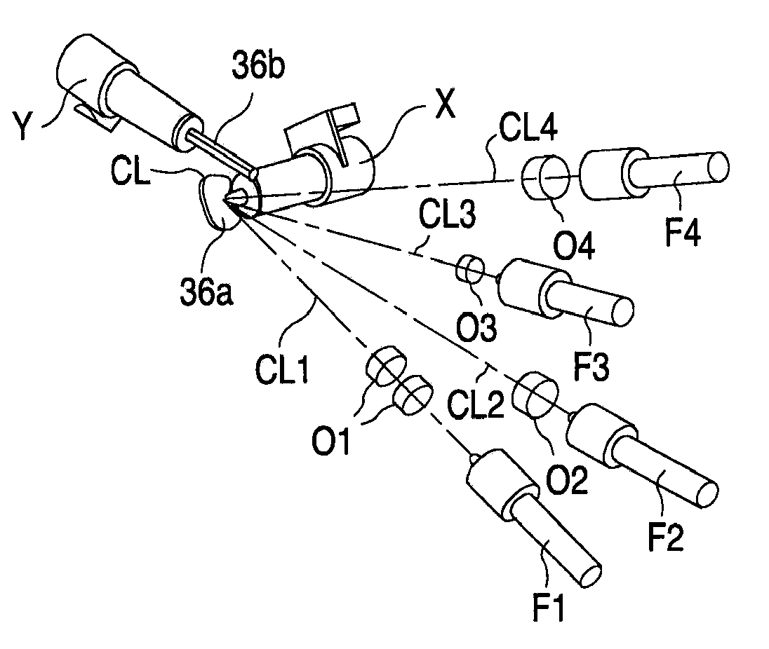 Optical delivery systems and methods of providing adjustable beam diameter, spot size and/or spot shape