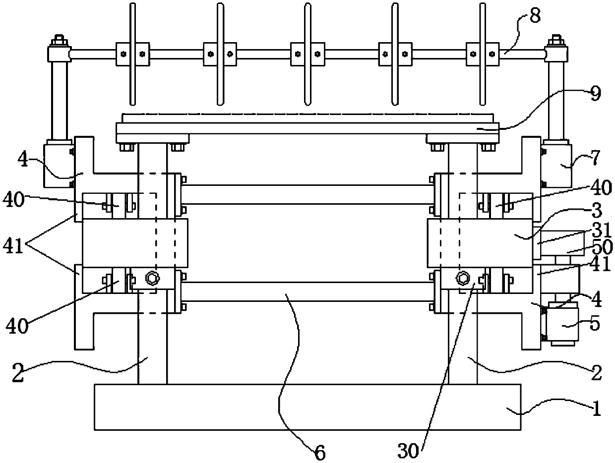 Paperboard folding-line making device