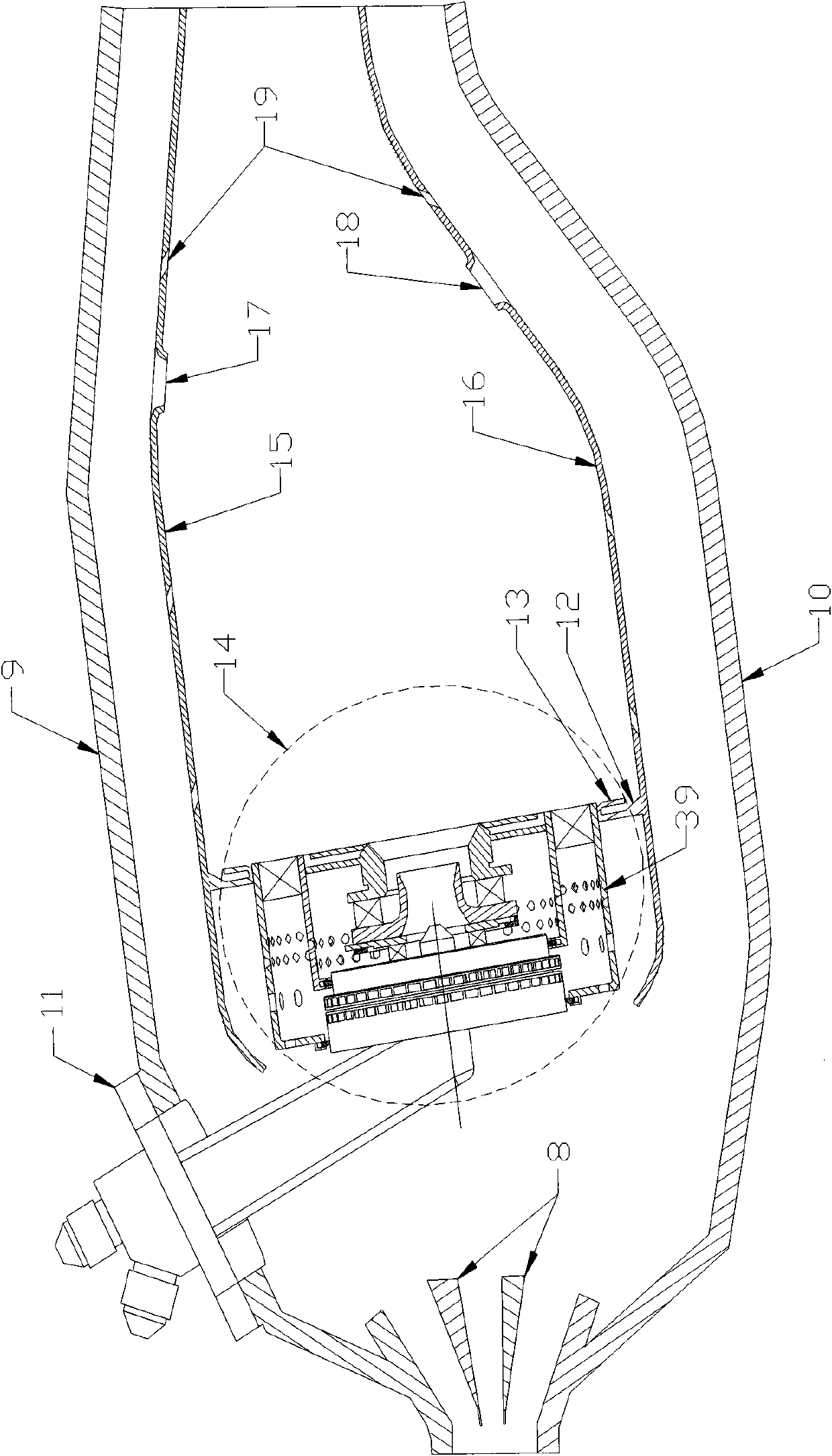 Premix and pre-evaporation combustion chamber