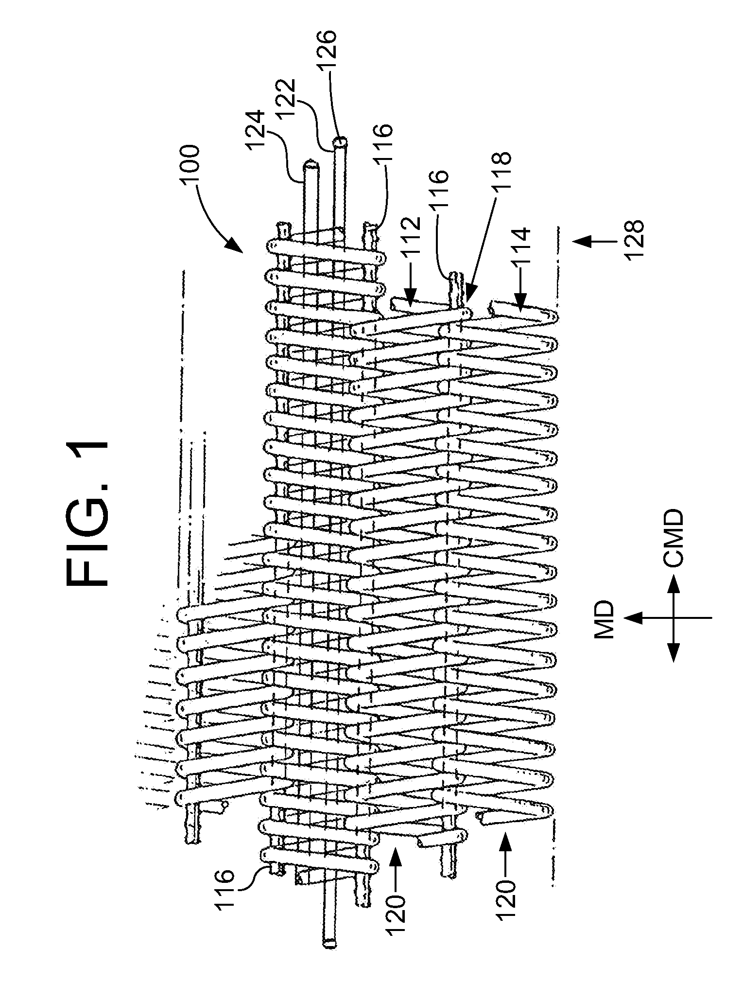 Industrial fabric with wear resistant coating