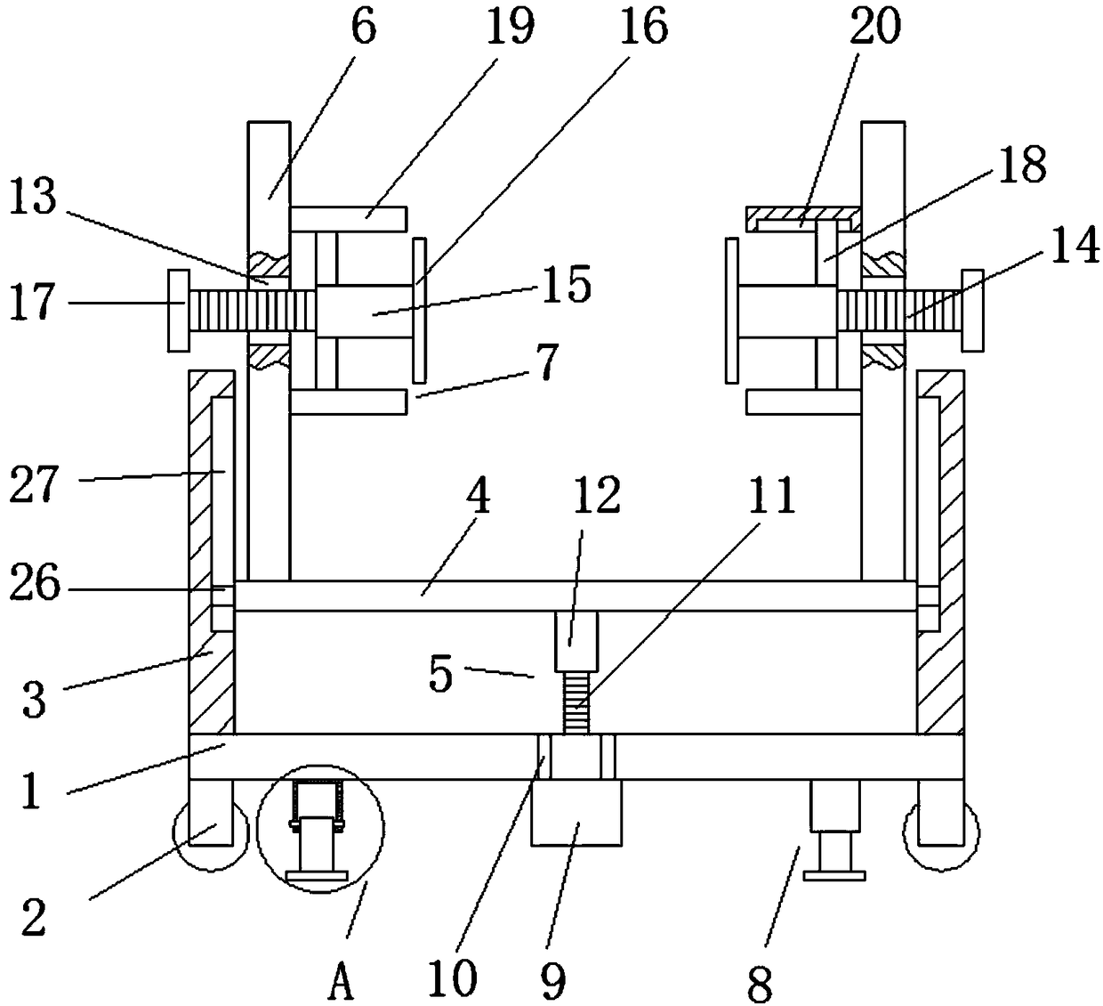 Outer wall insulation board installation mechanism