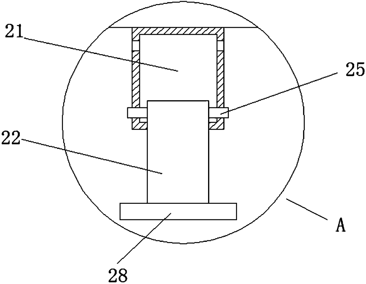 Outer wall insulation board installation mechanism