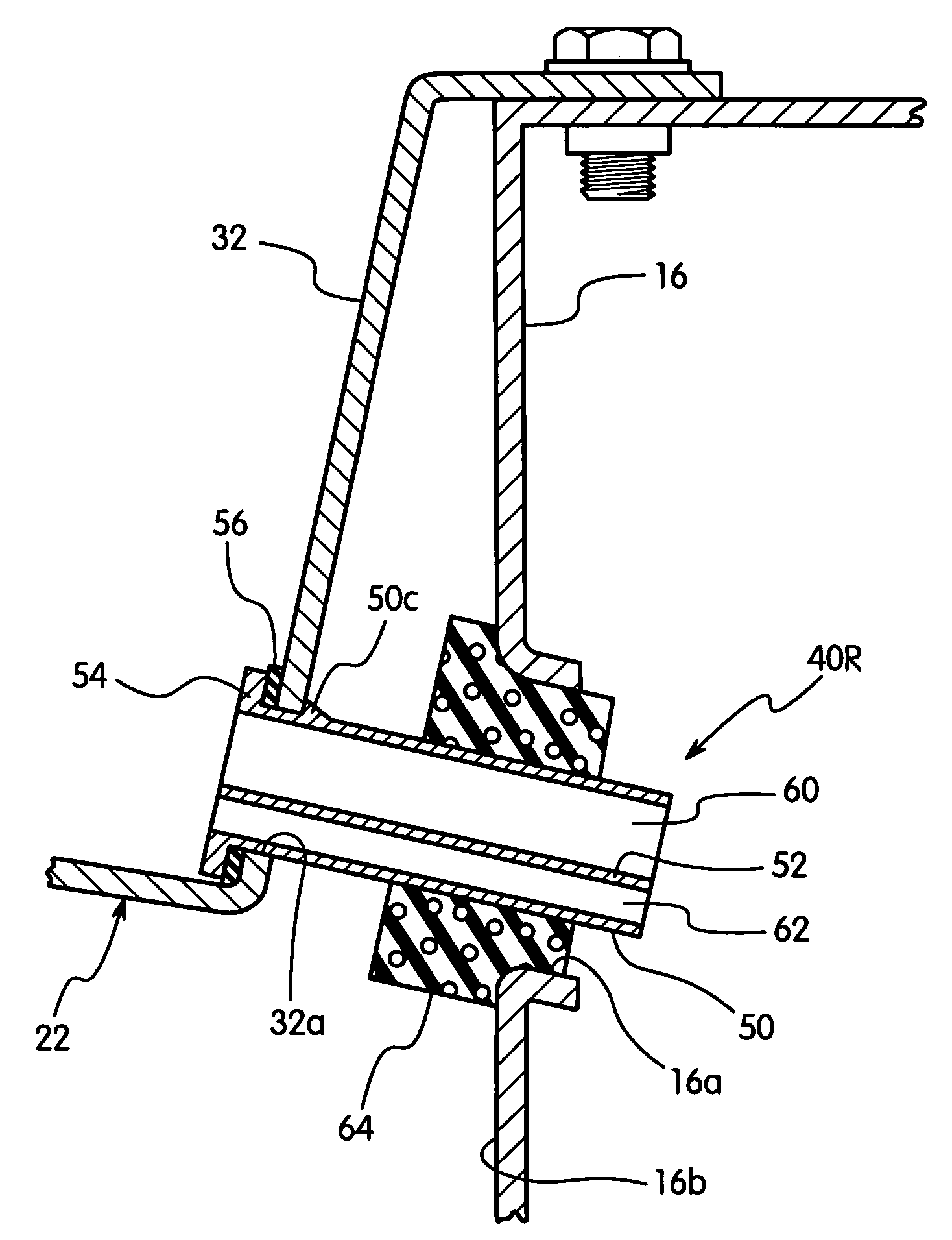 Vehicle cowl structure with vent pipe