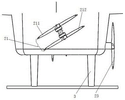 Petrol-electric hybrid power airship