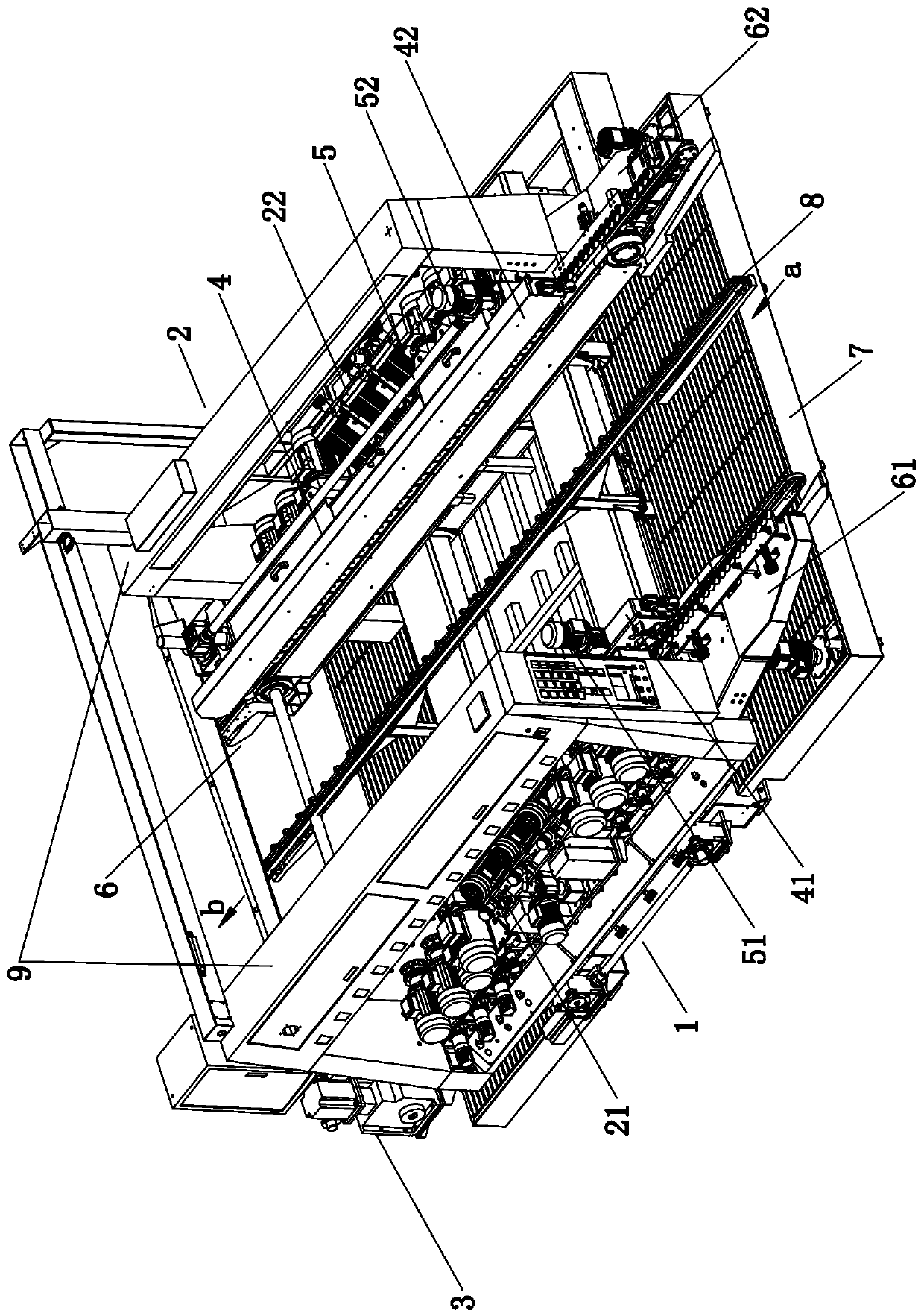 Horizontal-type high-speed fine grinding linear double-edge edge grinding machine for glass