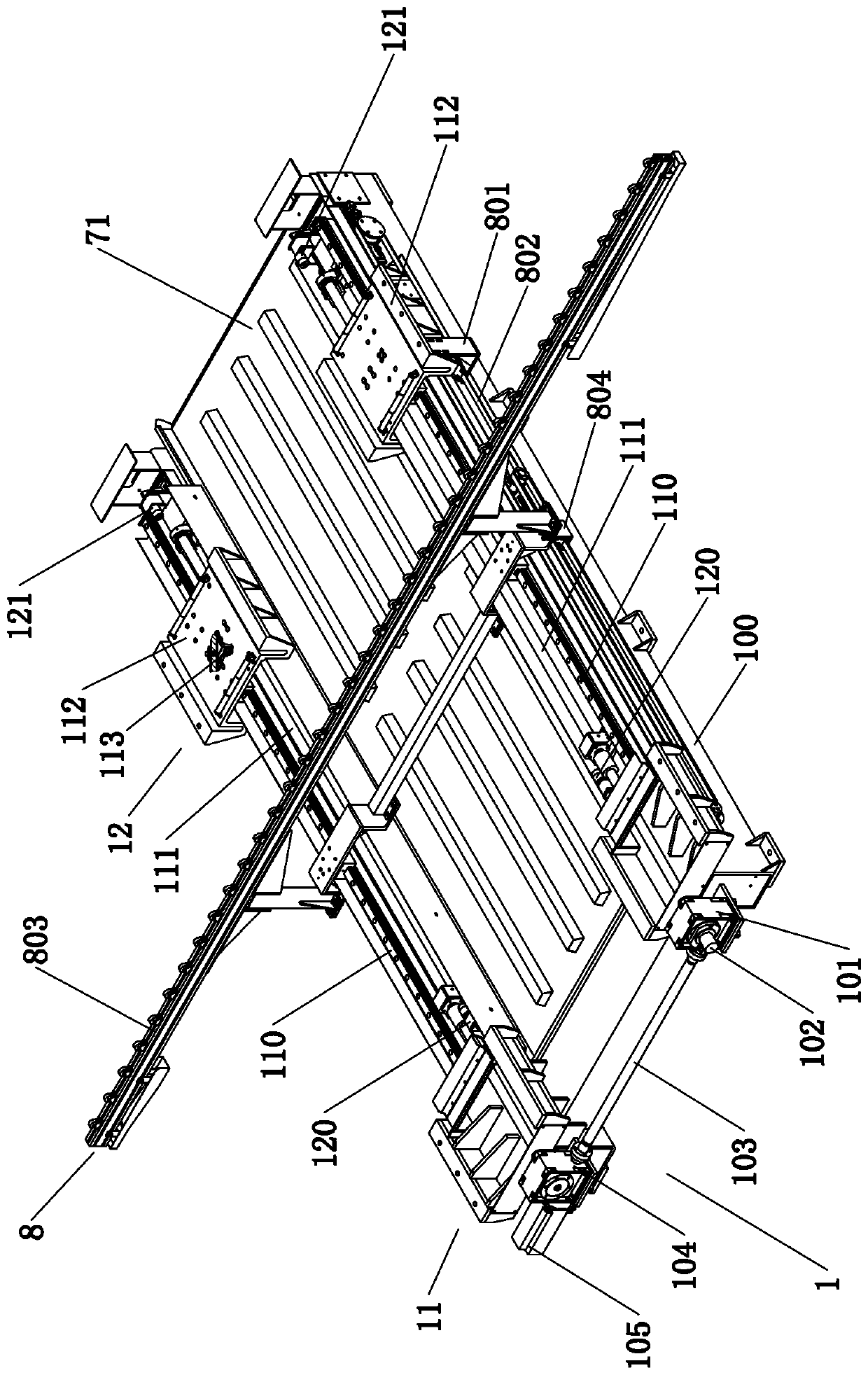 Horizontal-type high-speed fine grinding linear double-edge edge grinding machine for glass