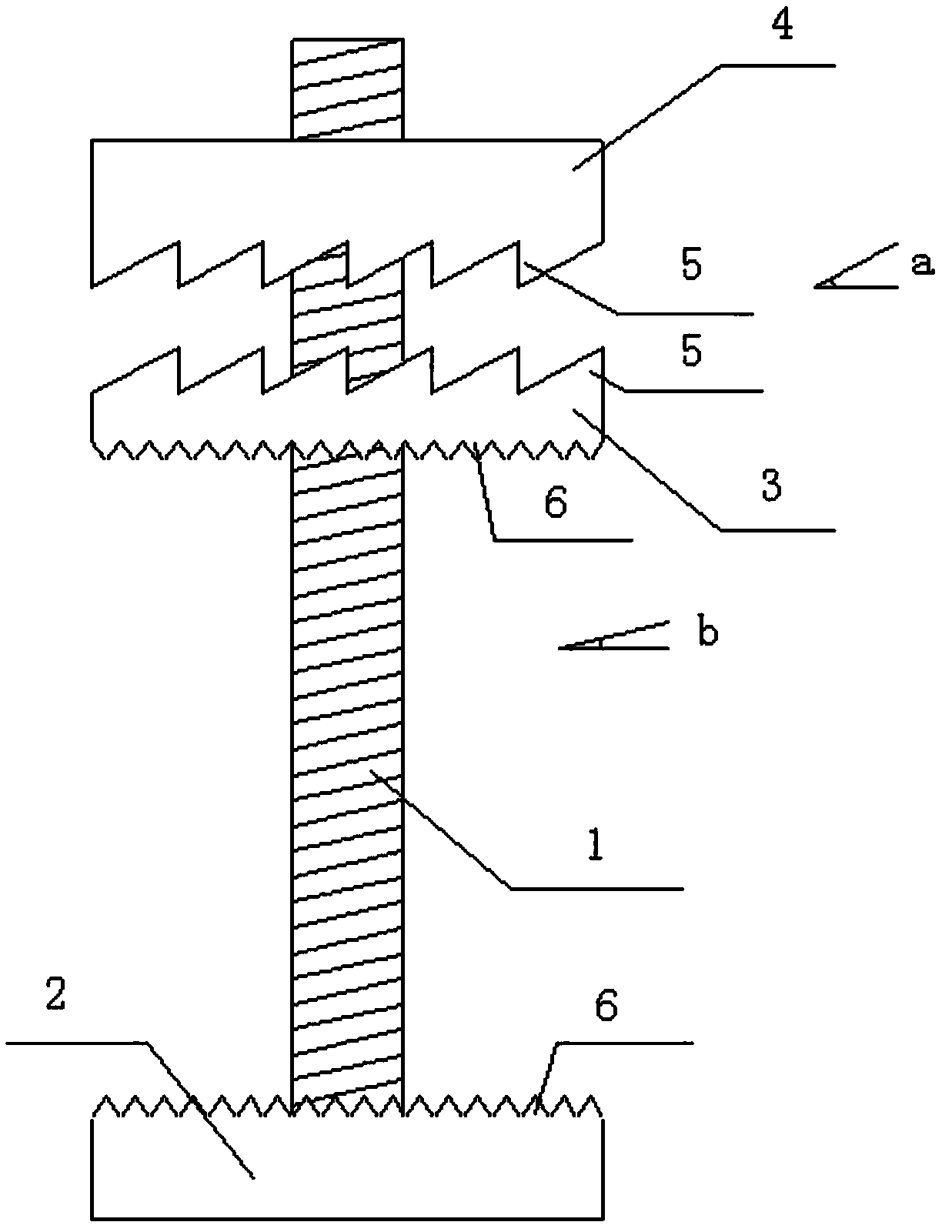 Self-fastening type bolt