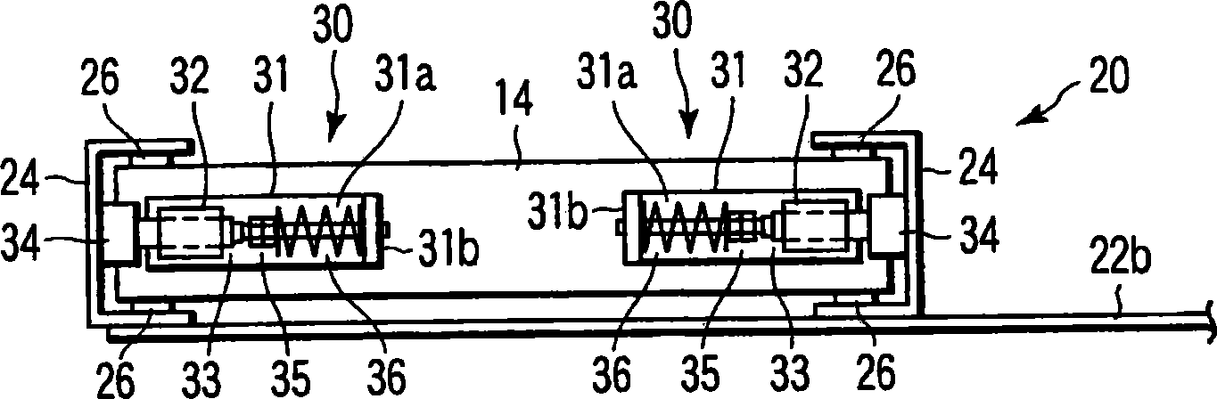 Tensioner for elevator overspeed preventer device