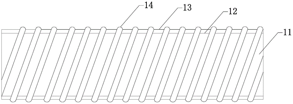 Plastic rib spiral pipe without adhesive-bonded joints and manufacturing technique thereof