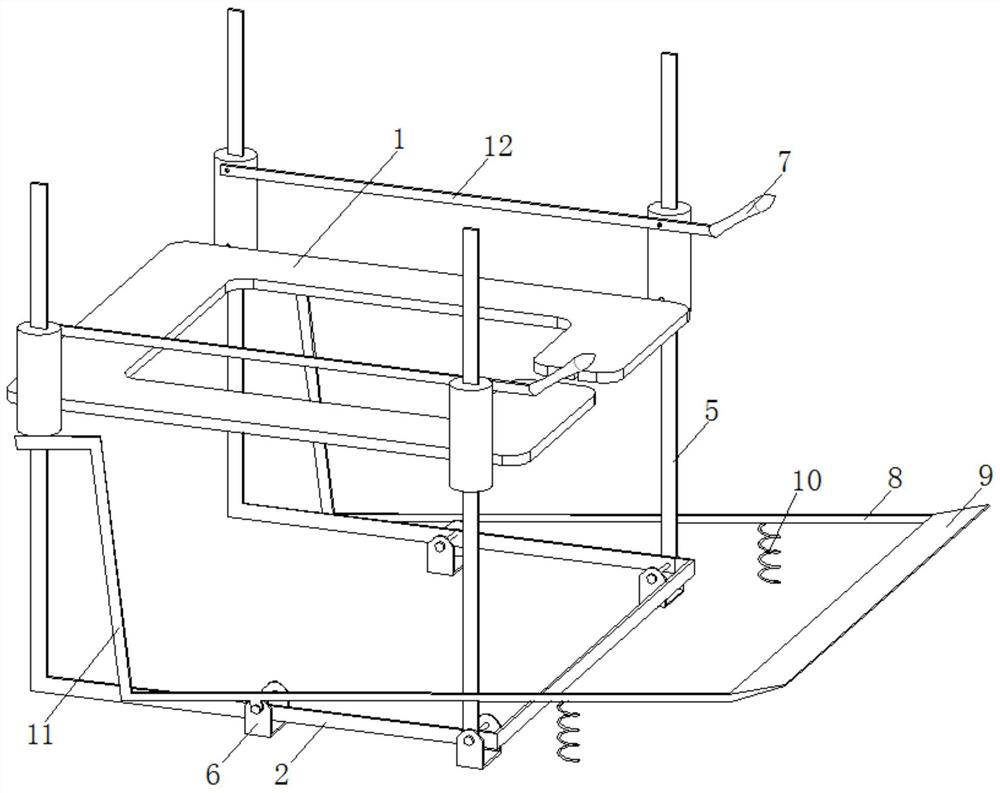 Gravity self-driven sitting/standing power and defecation assisting device of pedestal pan and using method