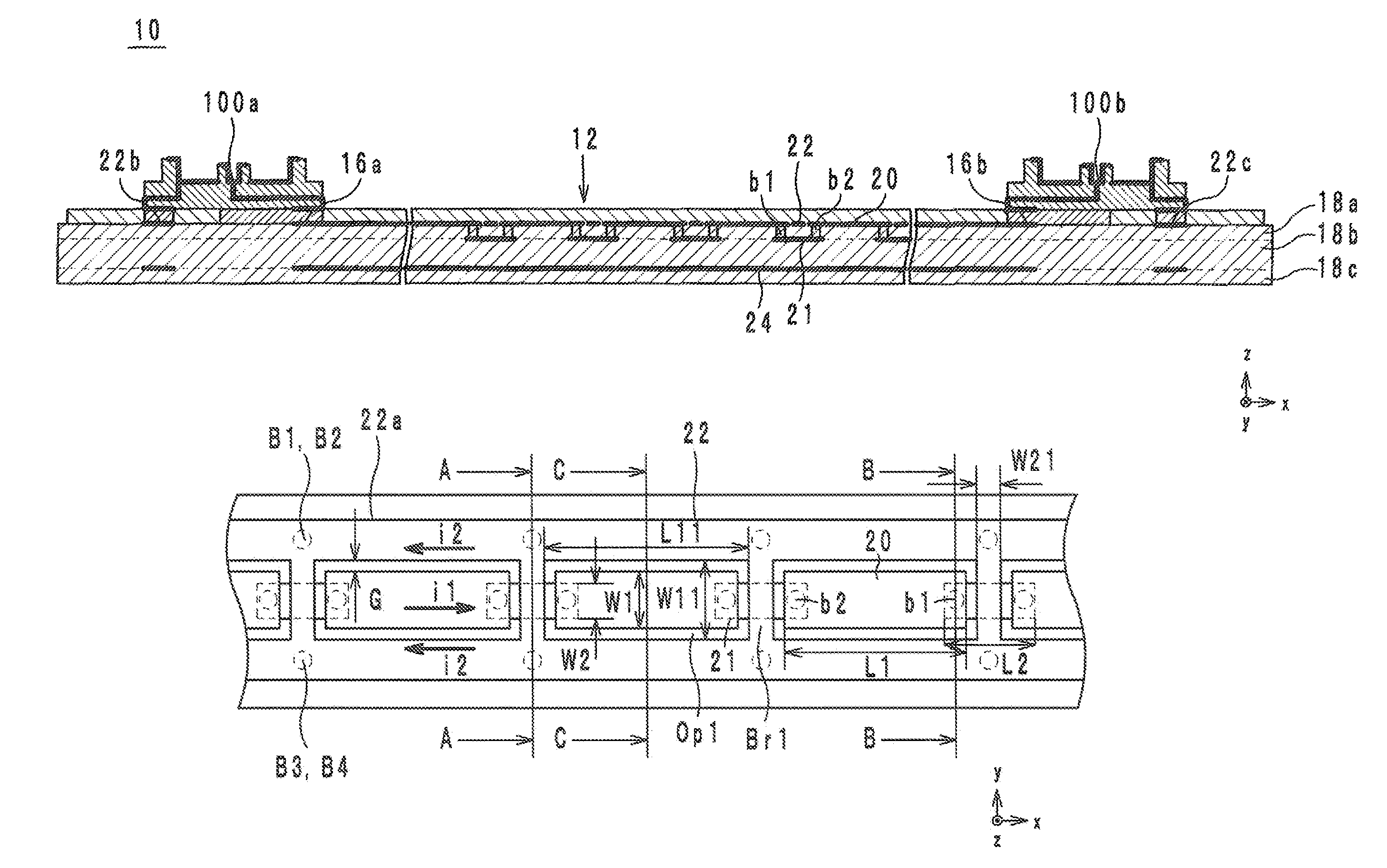 High-frequency signal transmission line and electronic apparatus including the same