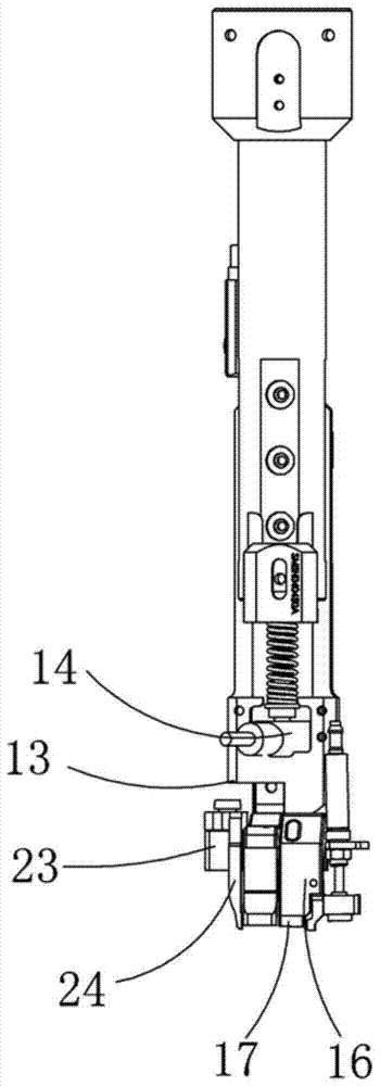 A protective nozzle mechanism