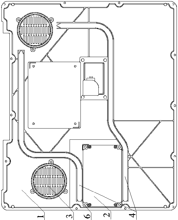 A heat dissipation device and a heat dissipation method of a power supply isolation module