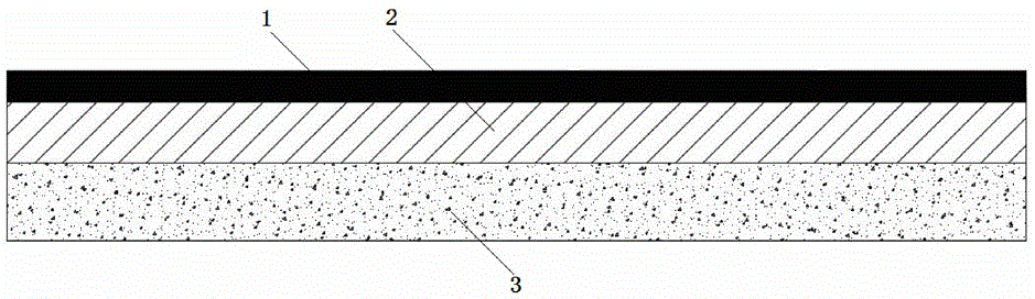 Scratching-resistant, wear-resistant and aging-resistant composite spraying film non-woven fabric material