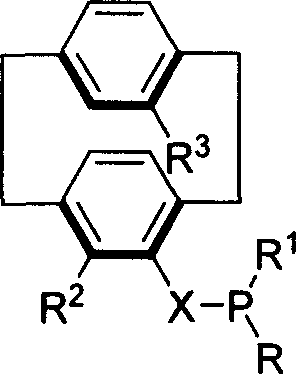 Phosphine compound of possessing plane chirality cyclophane alkyl, synthetic method, and appliction