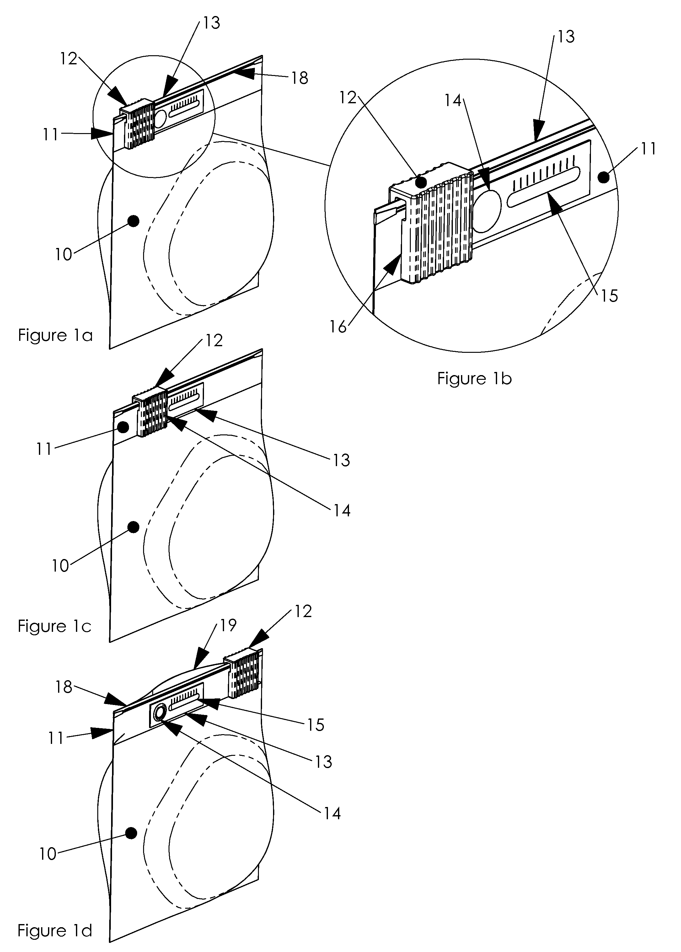 Package showing elapsed time since opening