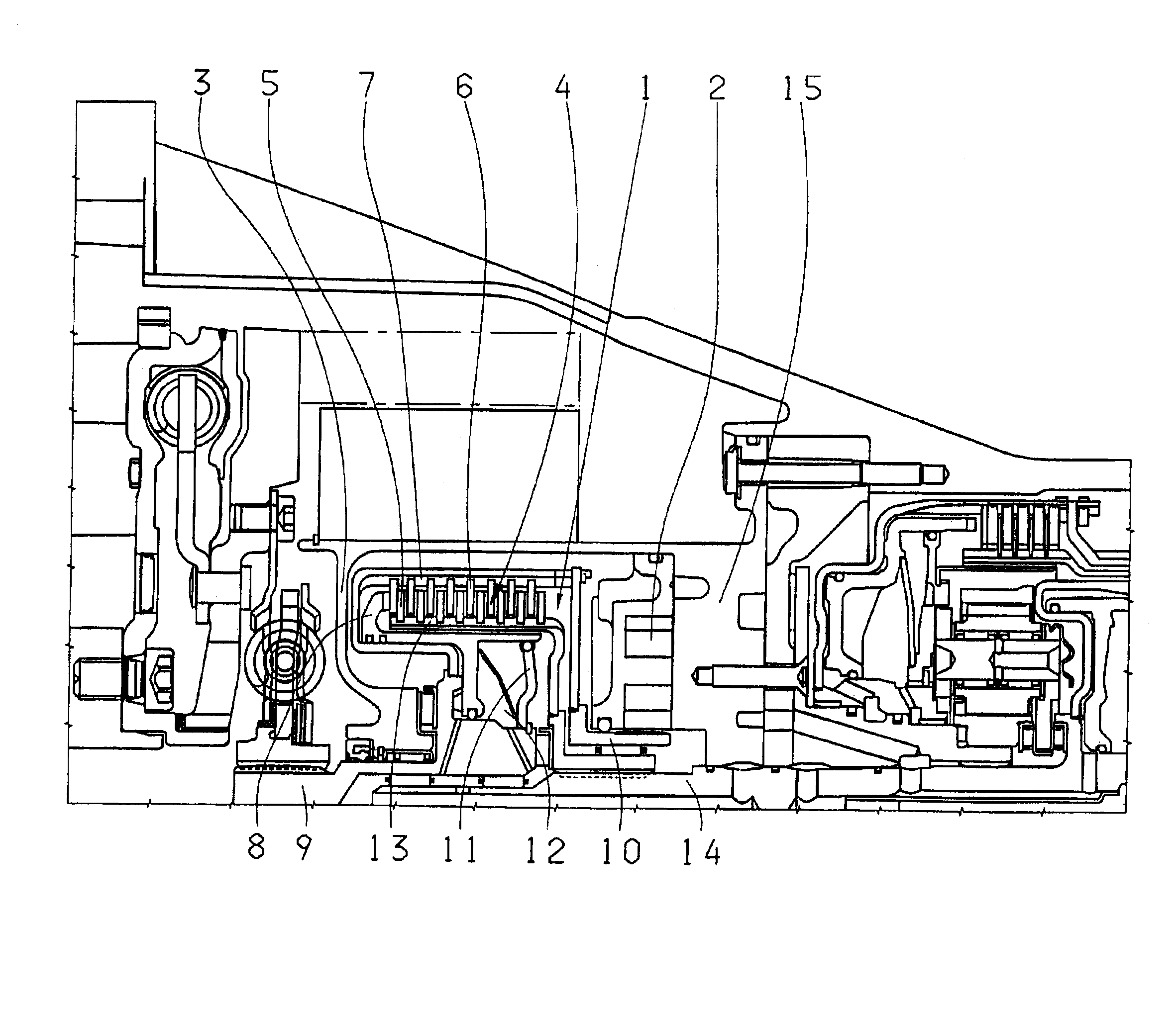 Automatic transmission start-up device