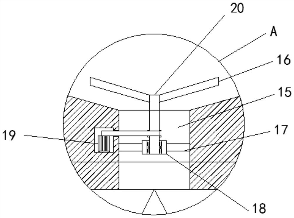 Drying device for composite plastic particles