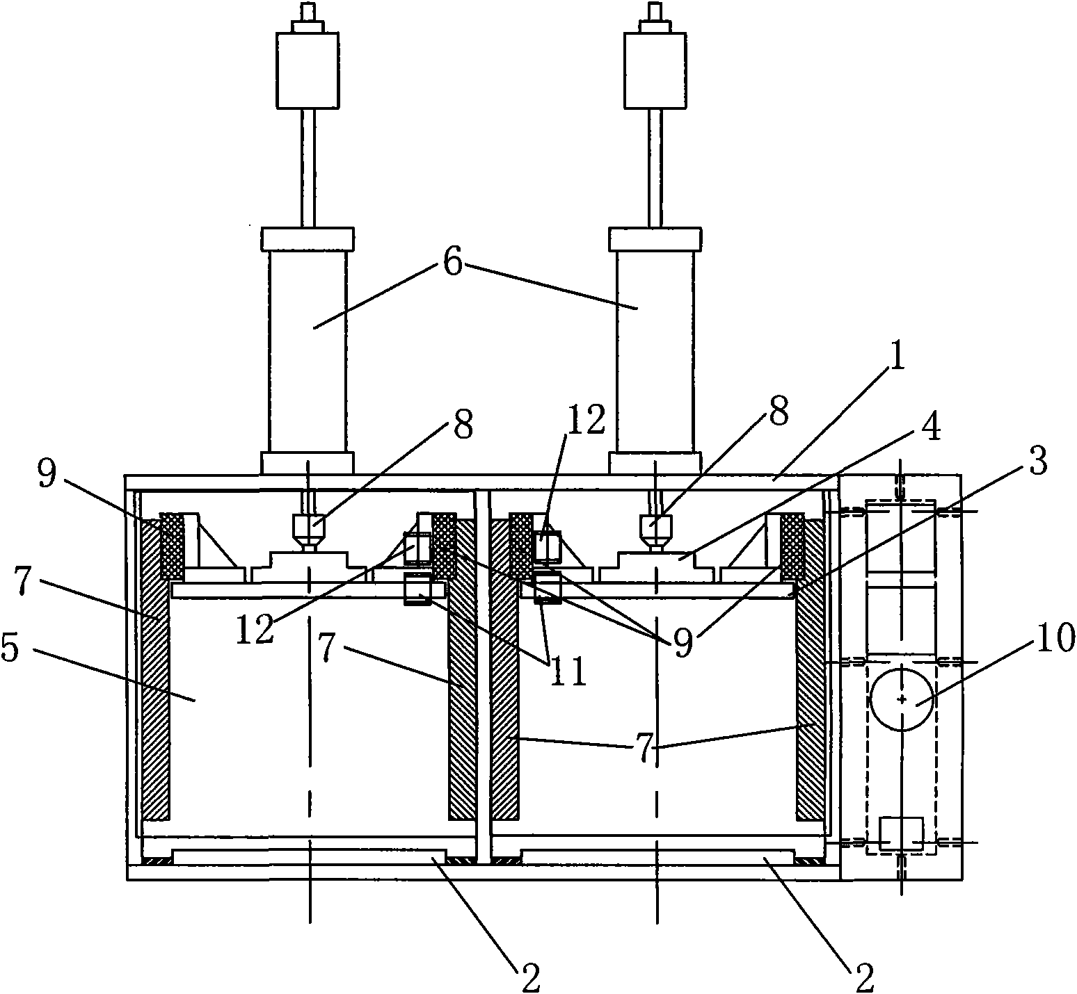 Battery pack pressing equipment