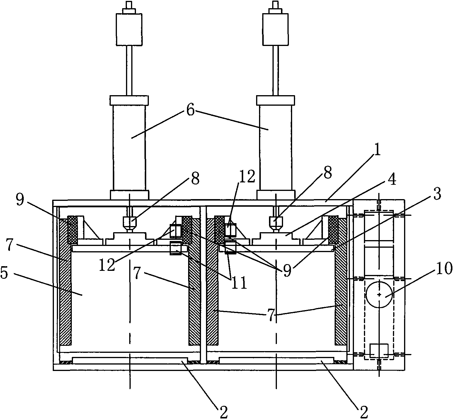 Battery pack pressing equipment