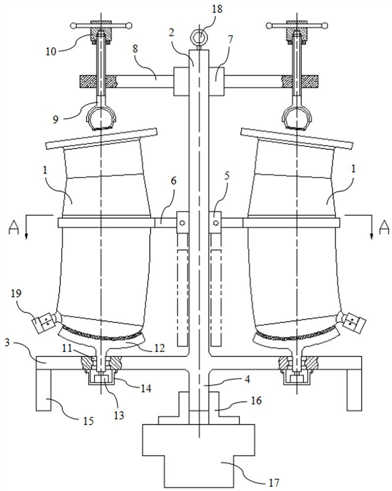 Interior painting device, interior painting method and painting method for slide rail sleeve