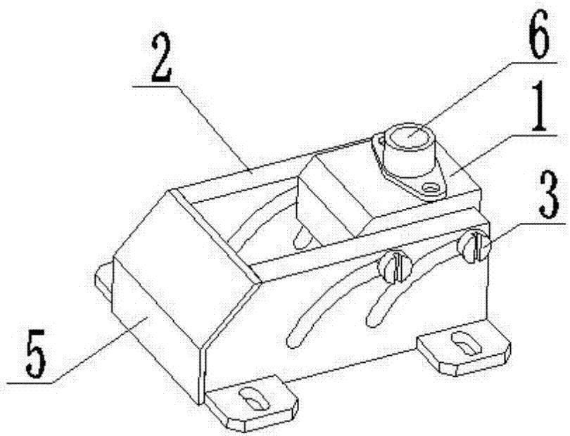 Safe separation mechanism used for missile electrical connecting piece