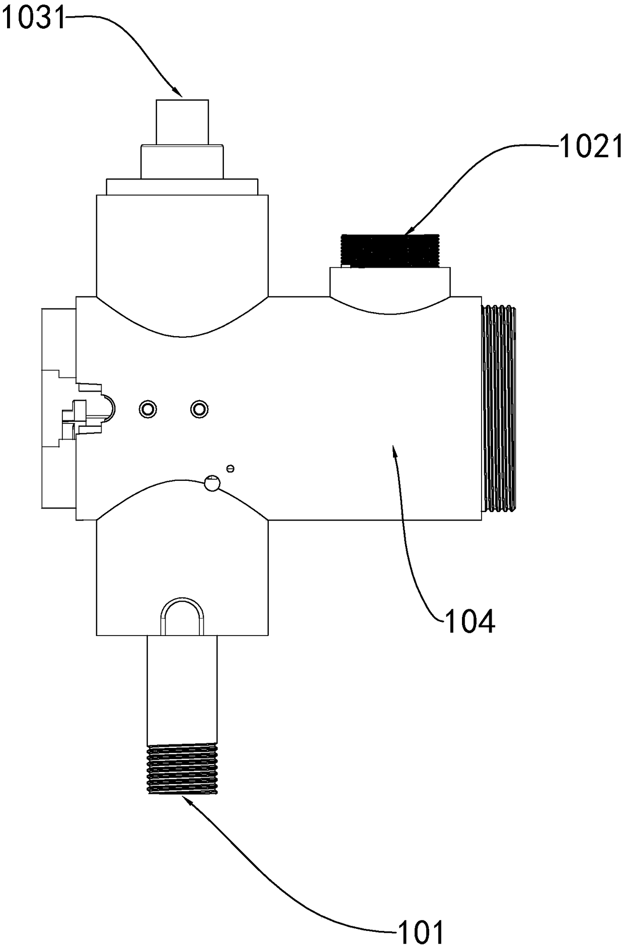 Heating startup system of water heater and water heater