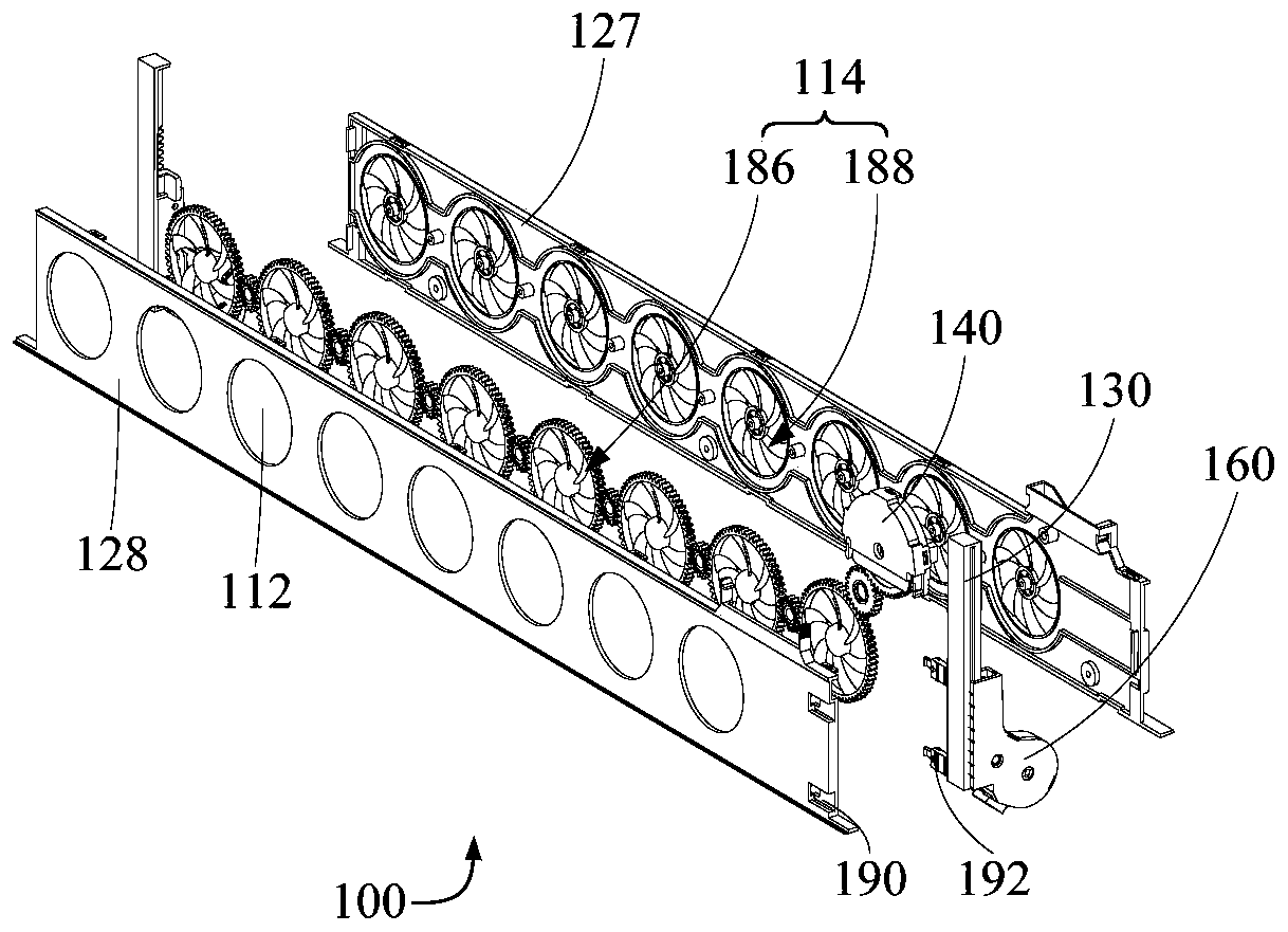 Air dispersing assembly and air conditioner