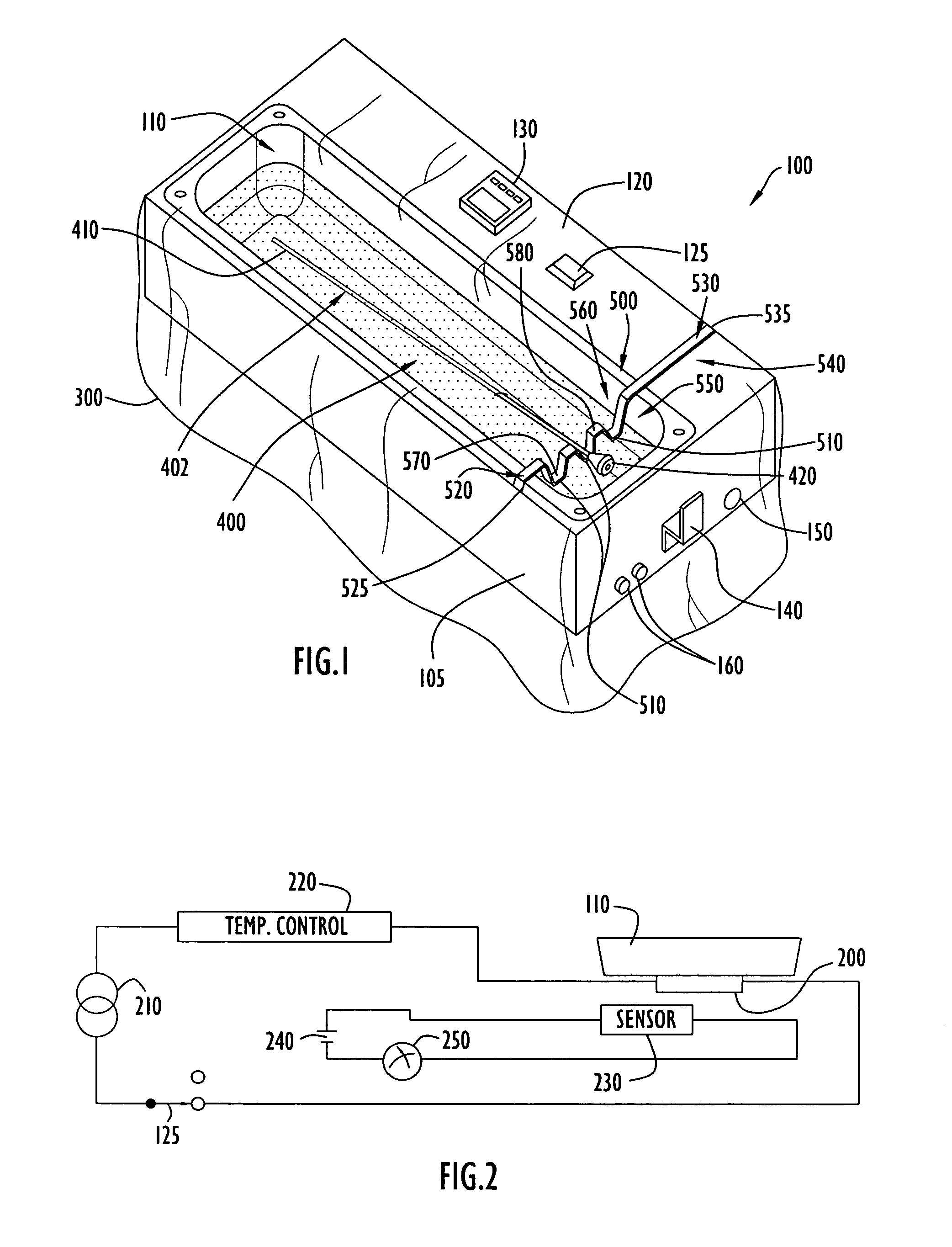 Thermal treatment system instrument rack and method of selectively thermally treating medical instrument portions