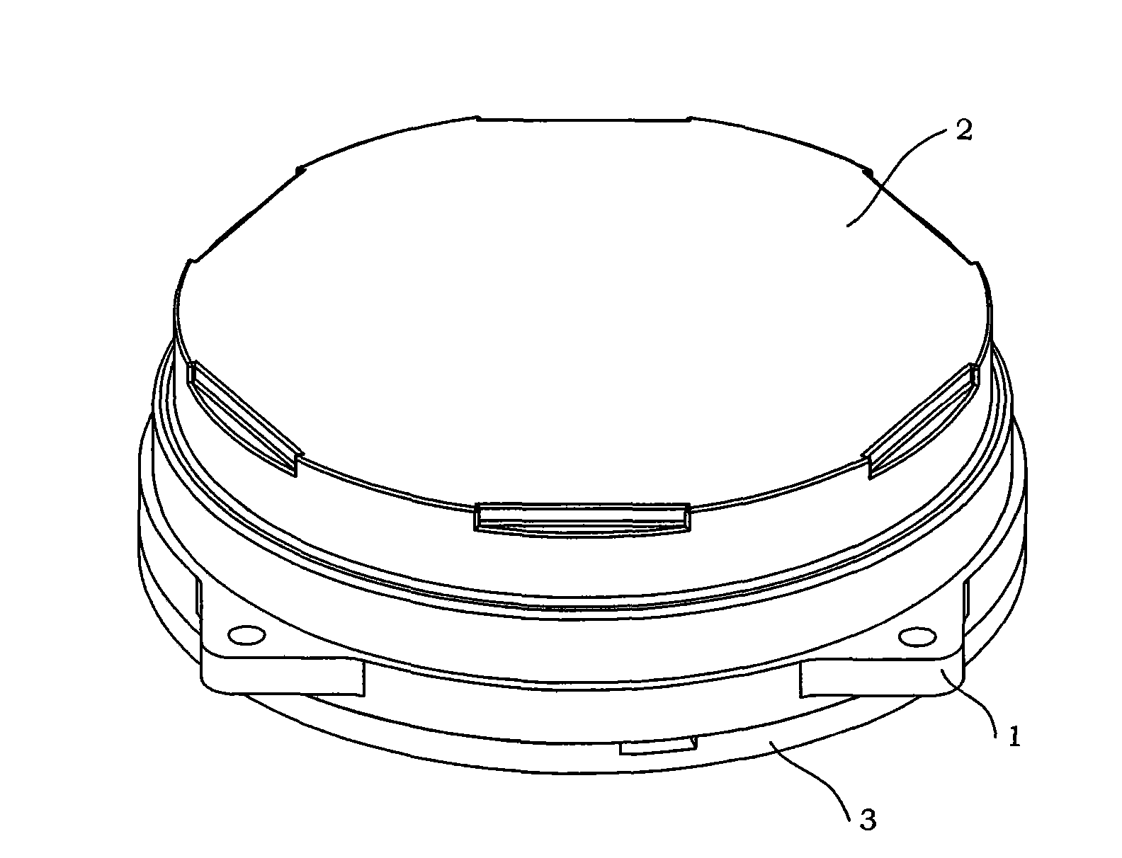 Fiber optic gyro framework designed according to sectorization