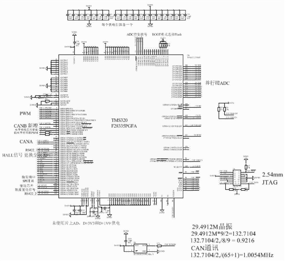 Parallel SiC-MoS drive circuit of servo system