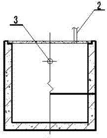 Improved regulating reservoir for low carbon treating and recycling process of ash water