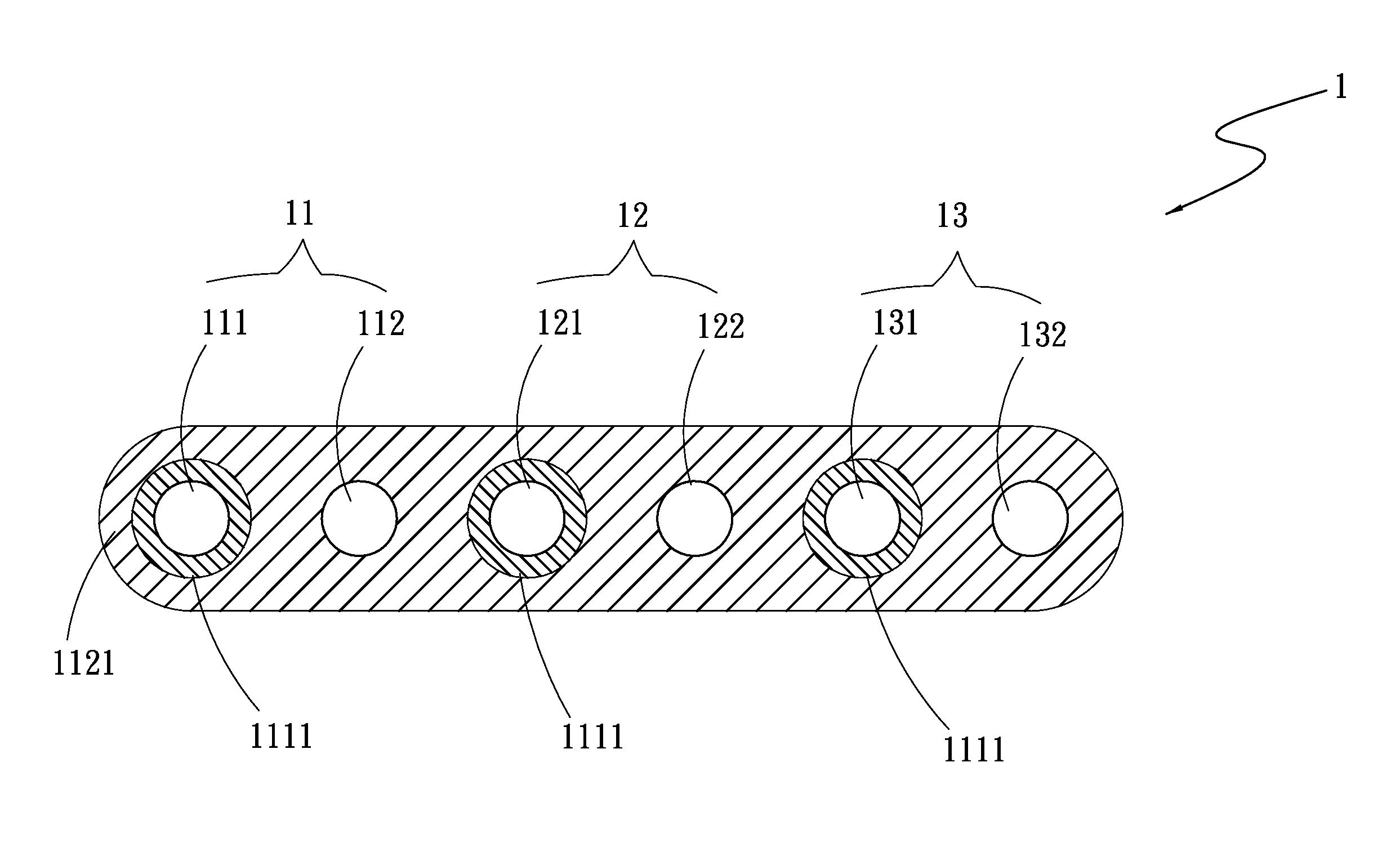 Transmission unit with reduced crosstalk signal