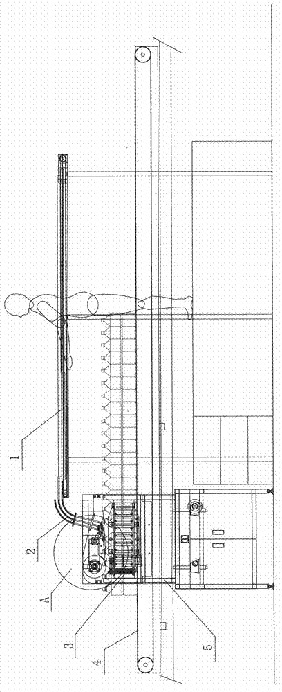 Automatic holder sheathing machine and technological method thereof