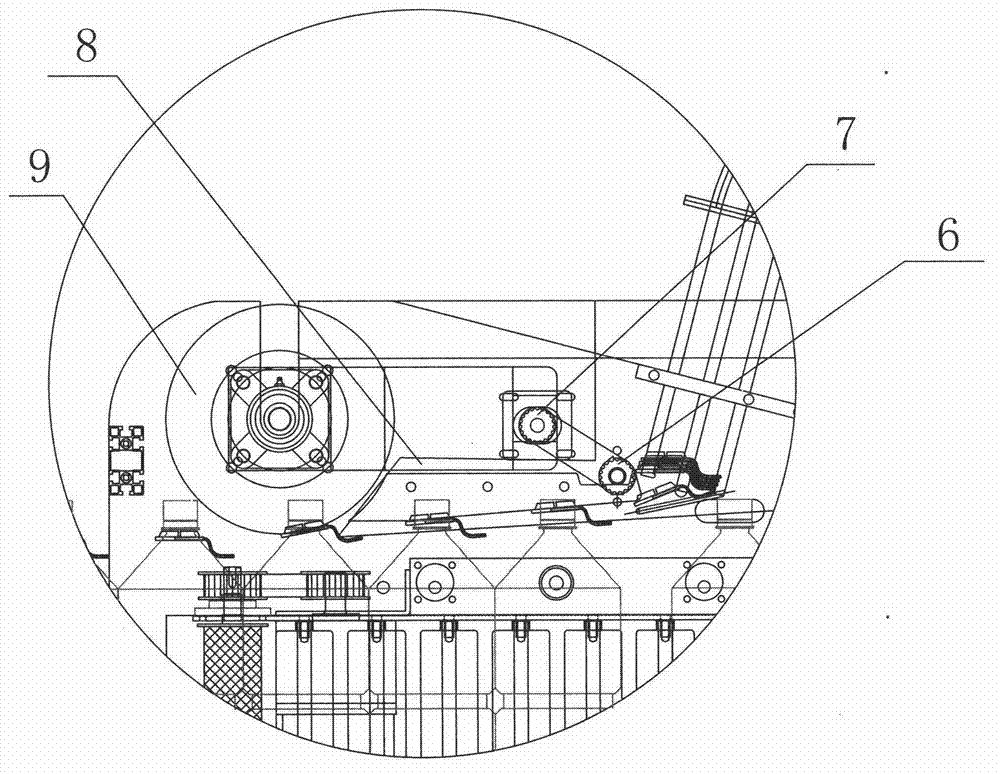 Automatic holder sheathing machine and technological method thereof