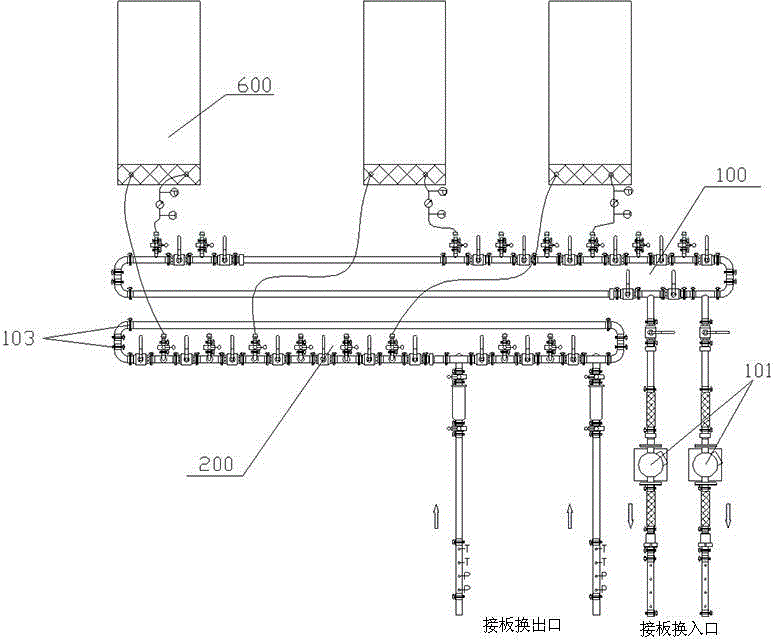 Water-supply water-return dual-loop cooling circulation system