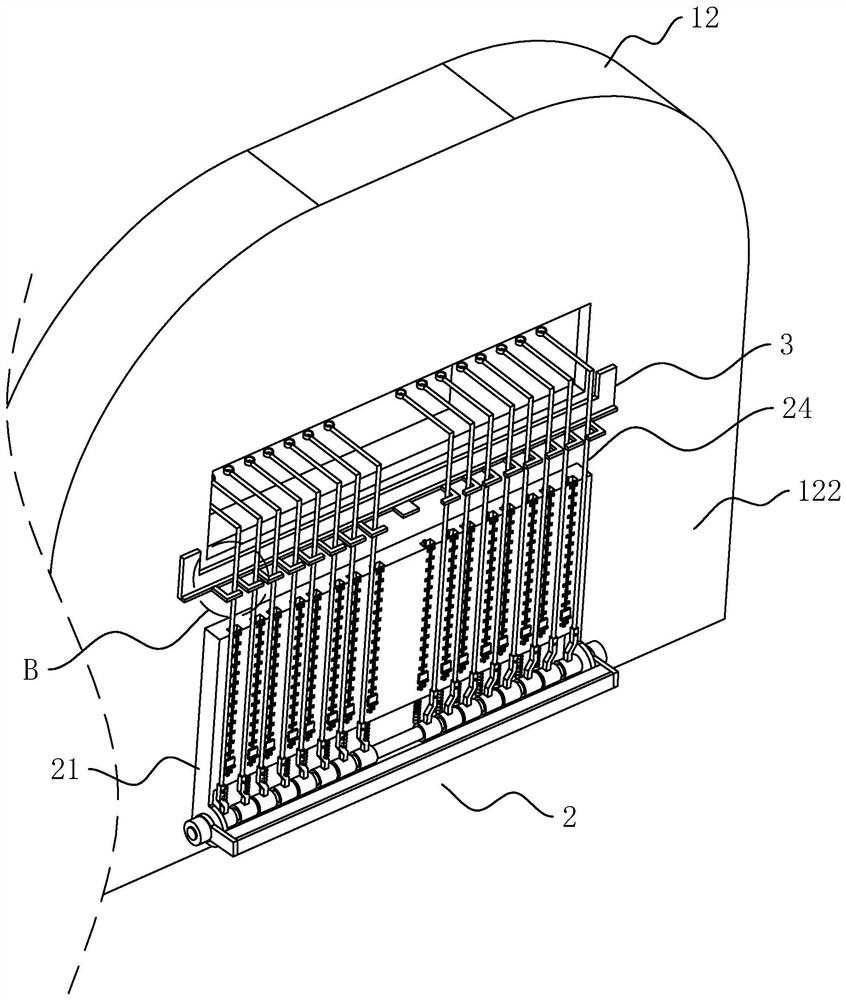 Flat knitting machine automatic stop system and control method thereof