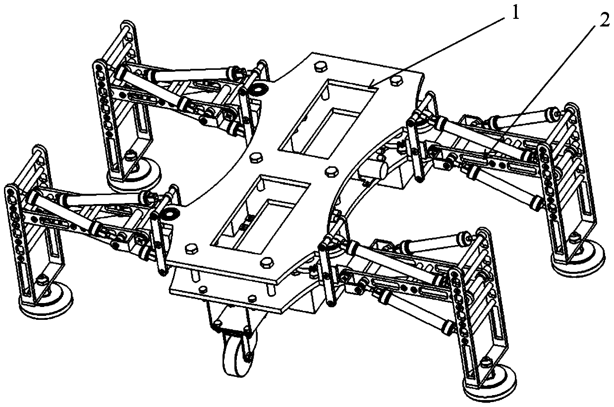 Bionic wall climbing device