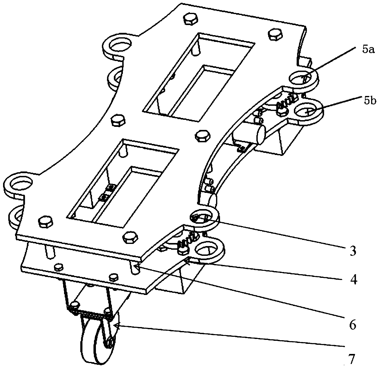 Bionic wall climbing device