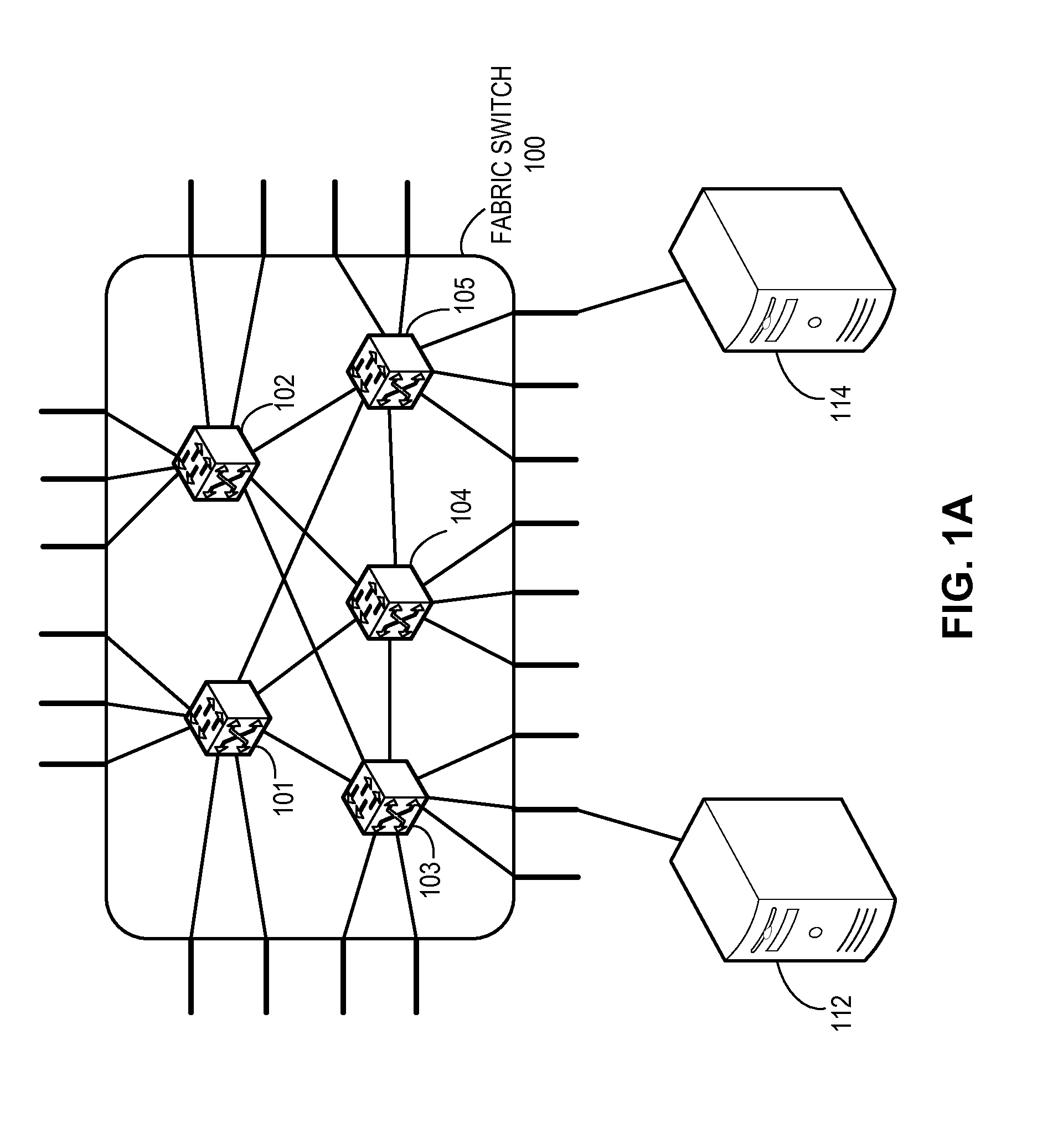 Ingress switch multicast distribution in a fabric switch