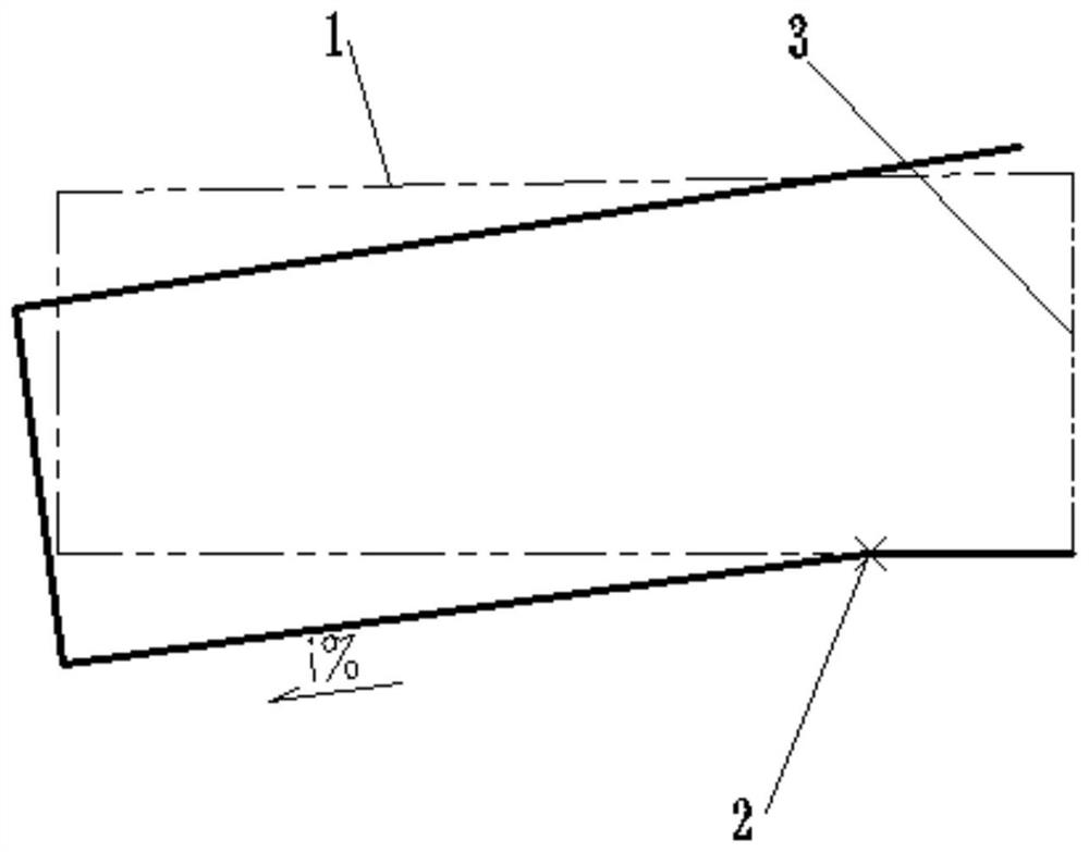 Transverse partition plate for controlling welding shrinkage and cross slope precision and manufacturing method thereof