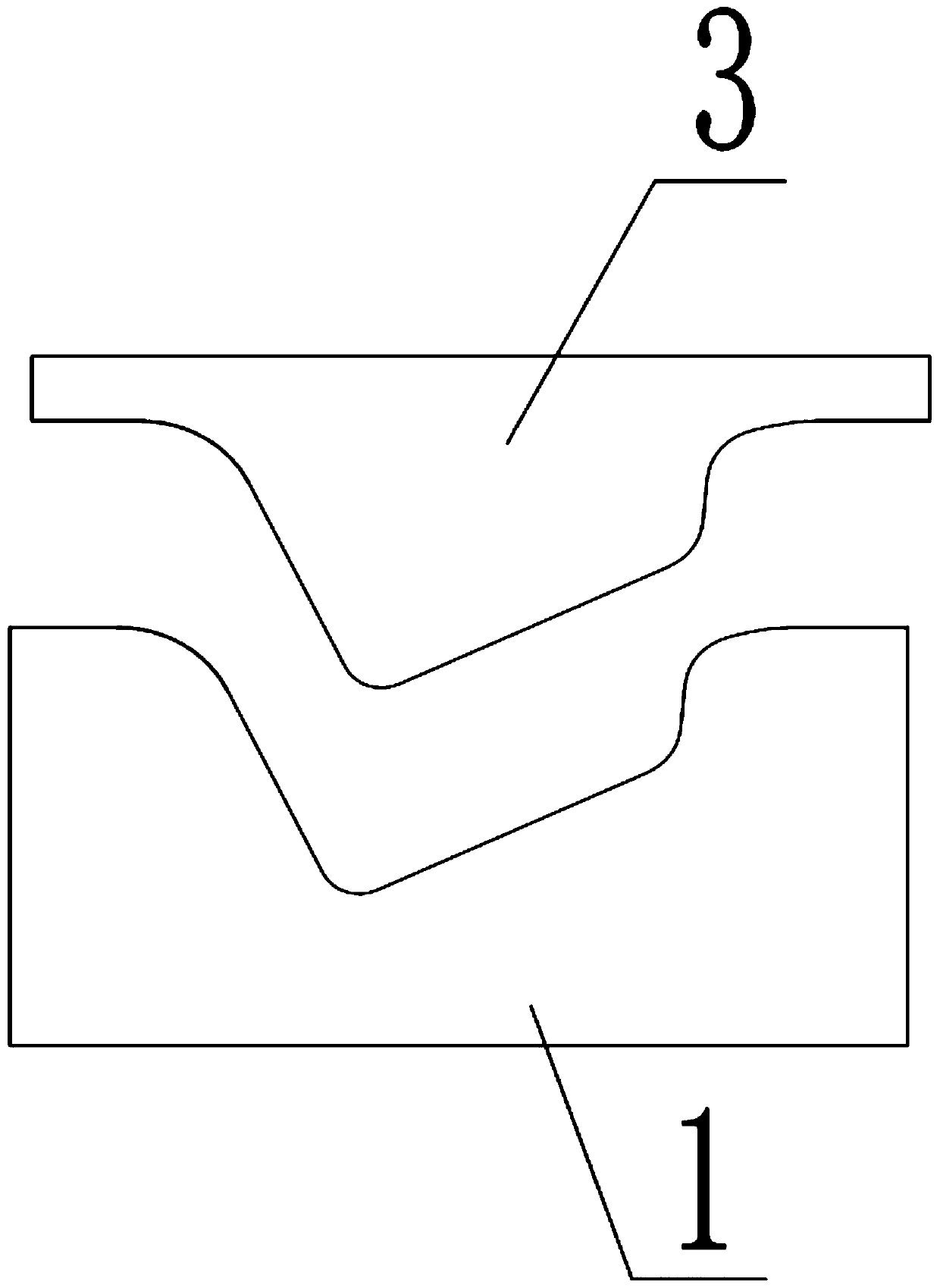 A kind of forging forming process of subway vehicle bearing seat