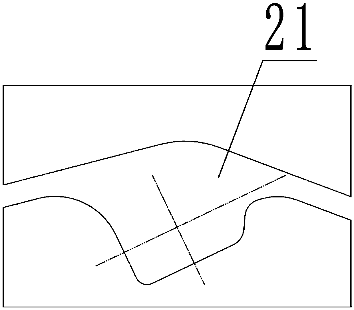 A kind of forging forming process of subway vehicle bearing seat