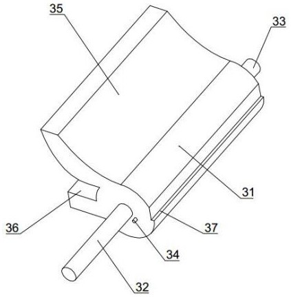 One-button fast fixing structure for main board