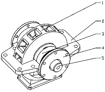 Rotary quantitative conveying device for aluminum phosphide tablet applying machine