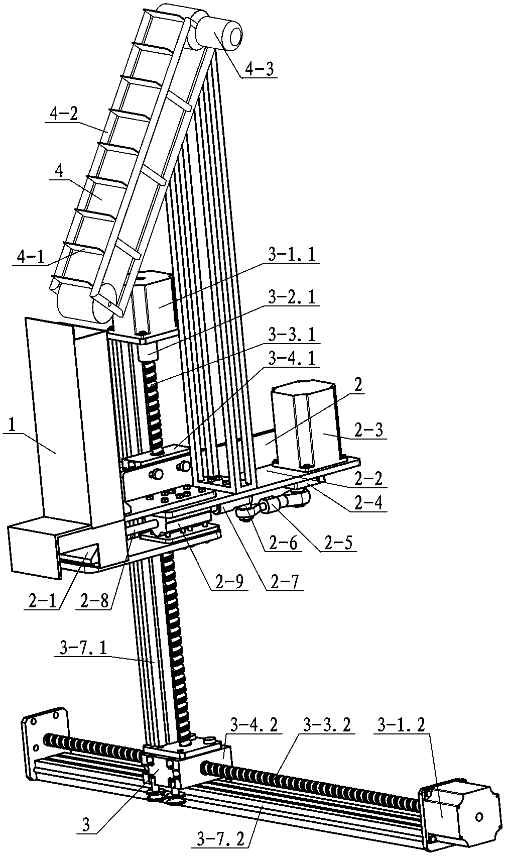 Automatic brick arrangement machine