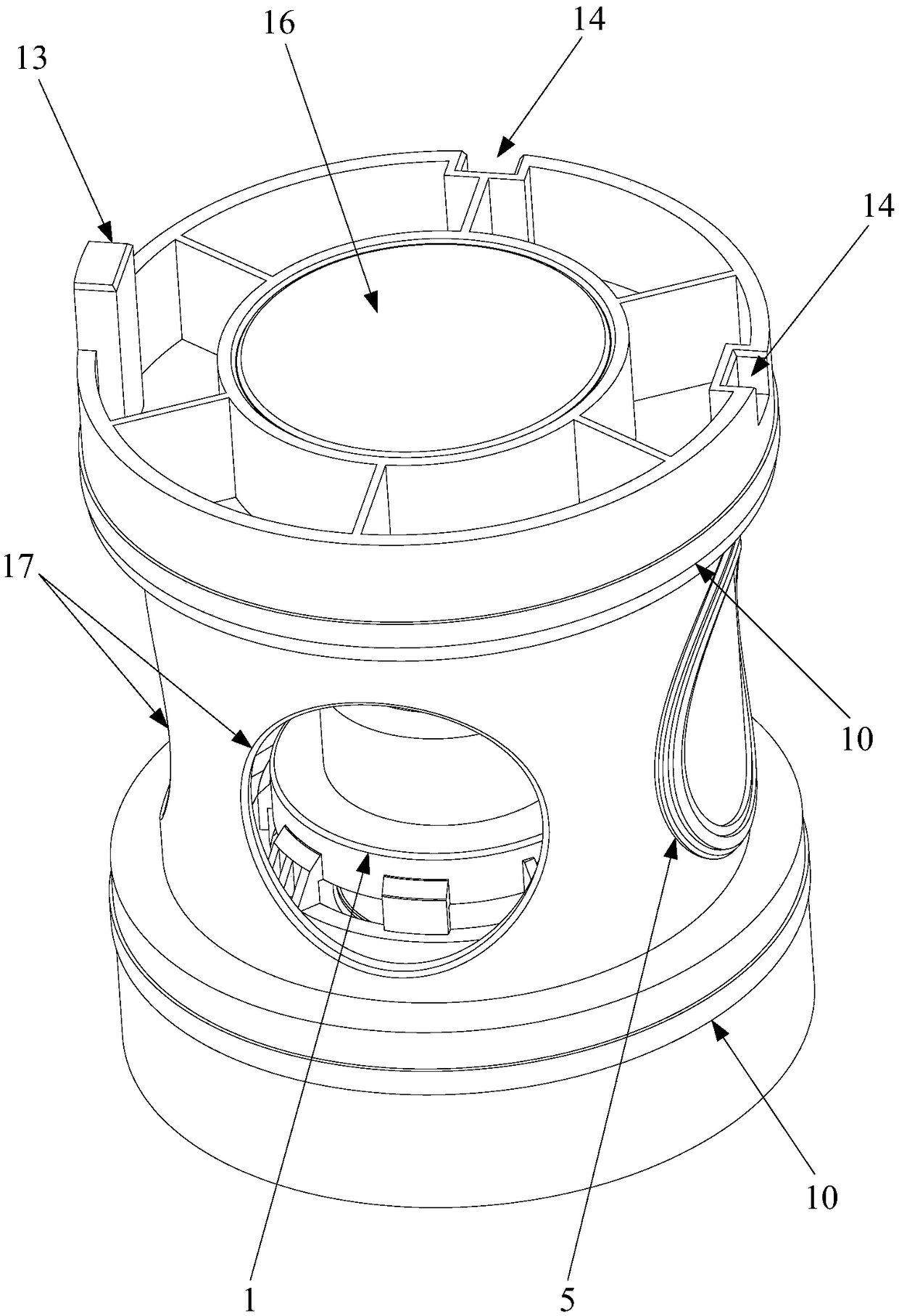 An audio device and a low-frequency adjusting structure thereof