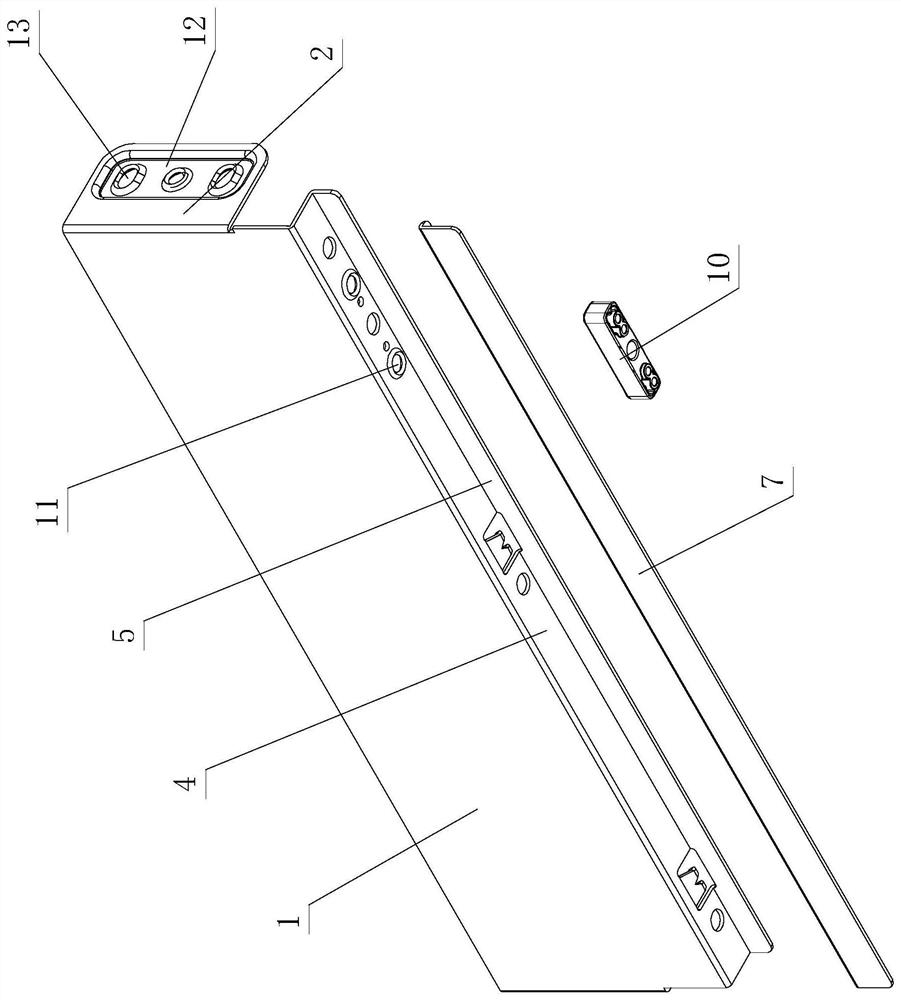 Integrated and optimized drawer side plate structure