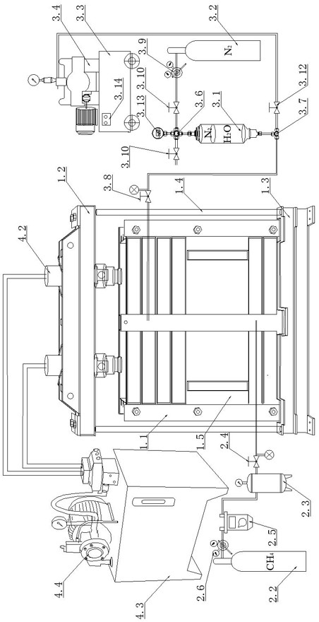 A three-dimensional similar simulation test system for gas-liquid counterflow in goafs of abandoned mines