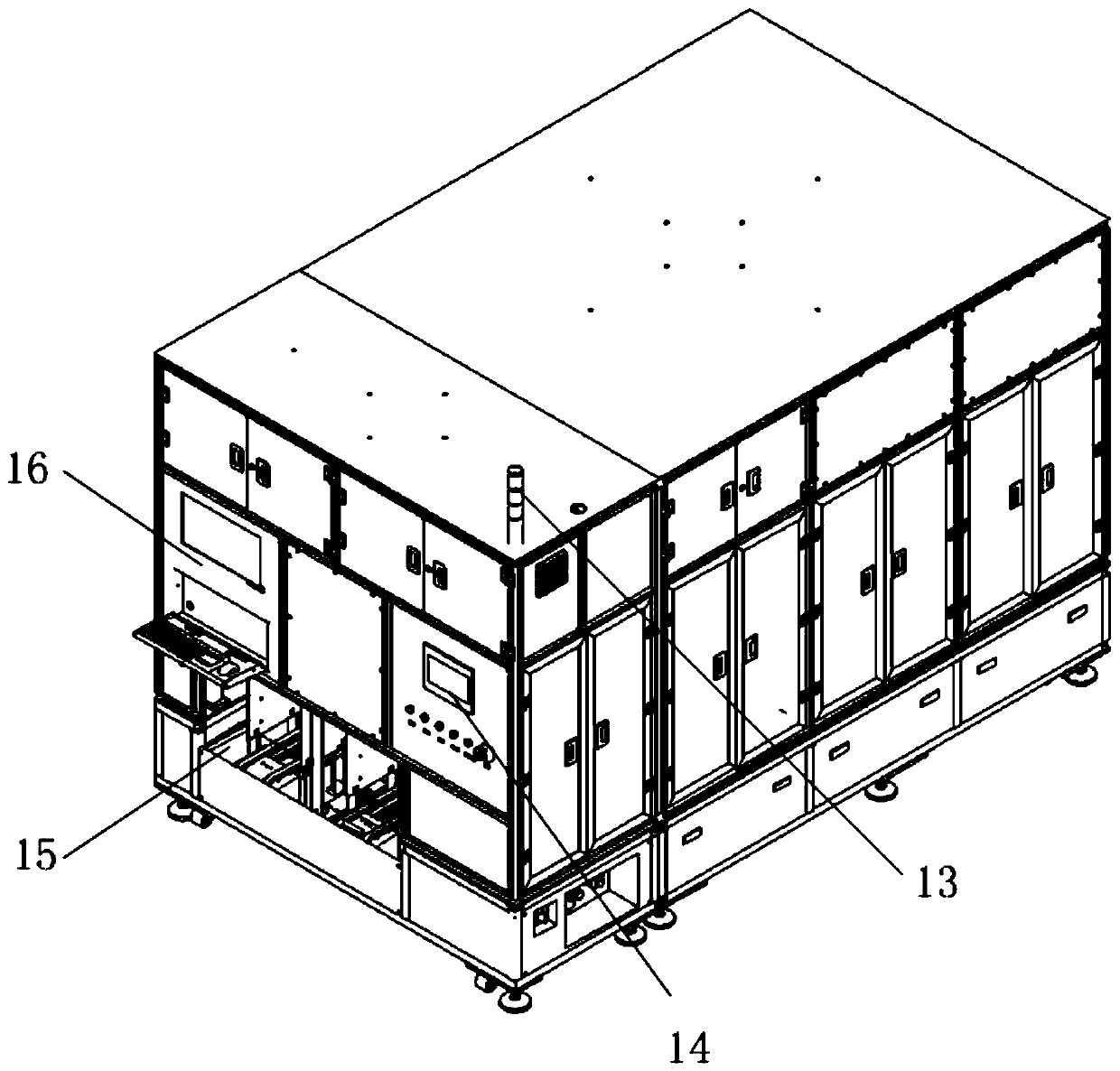 Full-automatic voltage internal resistance testing system